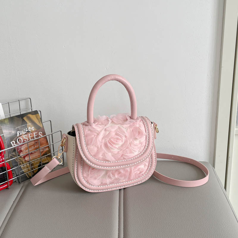 DIY PU Leather Handbag Kit for Beginners – Handmade Crossbody Shoulder Bag Sewing Kit with Pre-Cut Materials & Video Tutorial