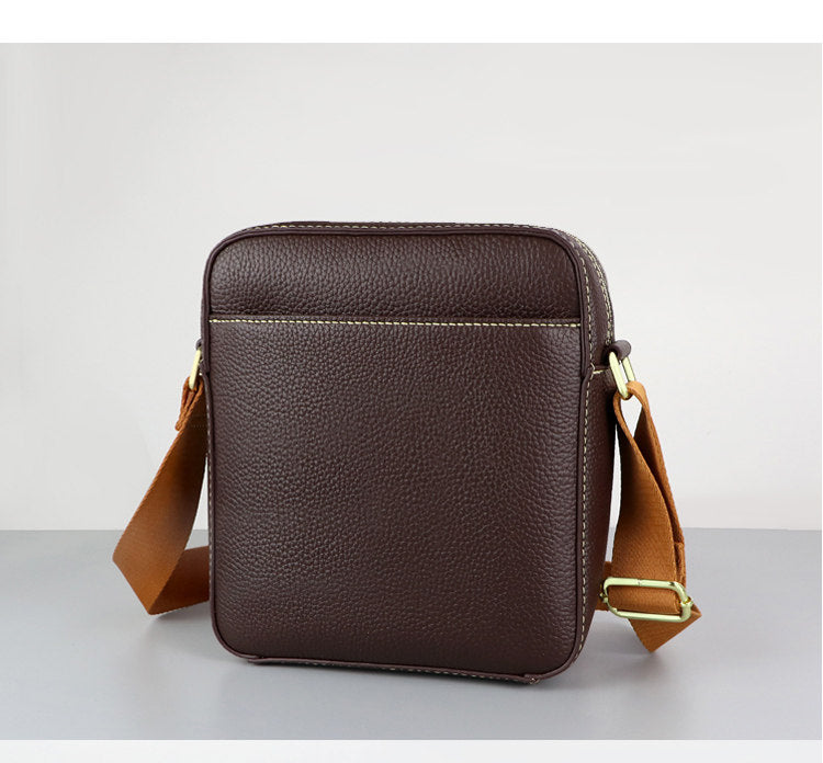 DIY Leather Crossbody Bag Kit for Beginners – Genuine Leather Shoulder Bag Making Set with Video Tutorial & Complete Materials