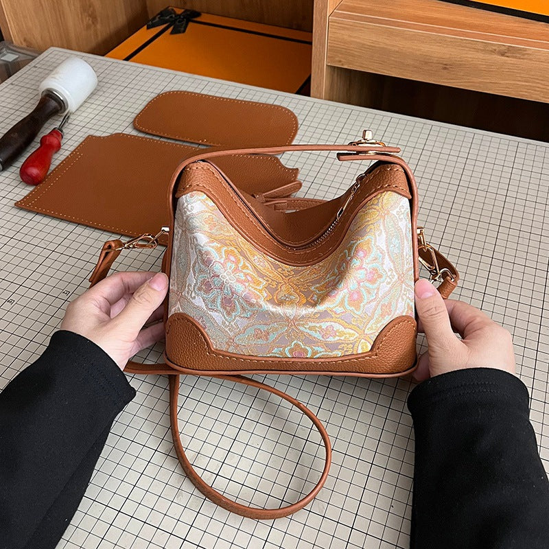 DIY PU Leather Handbag Kit for Beginners | Handmade Crossbody & Shoulder Bag Craft Set with Video Tutorial