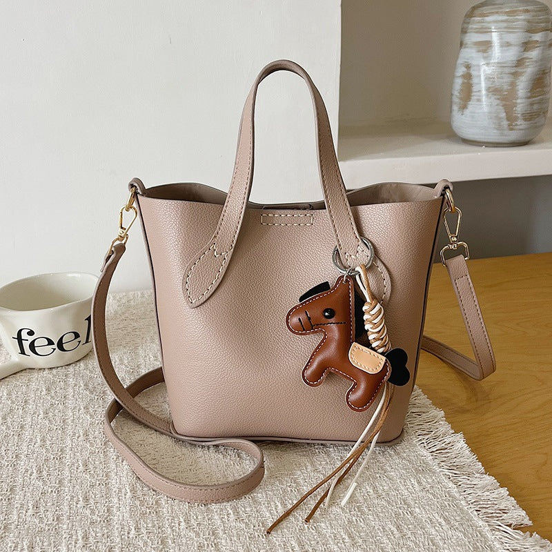 DIY Horse Handbag Kit for Beginners | PU Leather Tote Bag Sewing Craft Kit with Video Tutorial | Handmade Crossbody & Shoulder Bag DIY Set