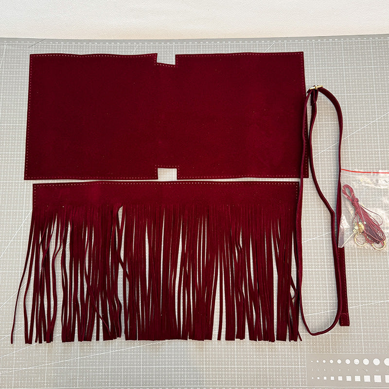 DIY PU Leather Shoulder Bag Kit for Beginners | Handmade Crossbody Bag Craft Set with Video Tutorial | Gift Making Kit