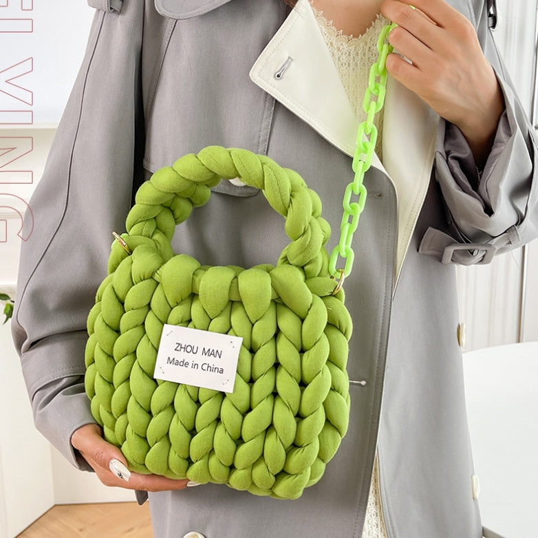 DIY Handmade Shoulder Bag Kit for Beginners – Fashion Crossbody & Handbag Craft Kit with Complete Materials and Video Tutorial
