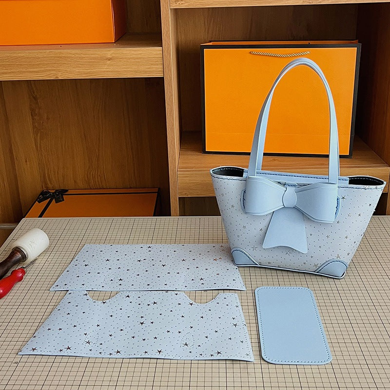 DIY PU Leather Handbag Kit | Beginner-Friendly Large Tote Bag Craft Set with Video Tutorial