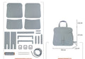 DIY Genuine Leather Tote Bag Kit for Beginners – Handmade Cowhide Shoulder Bag Sewing Kit with Pre-Cut Materials & Video Tutorial
