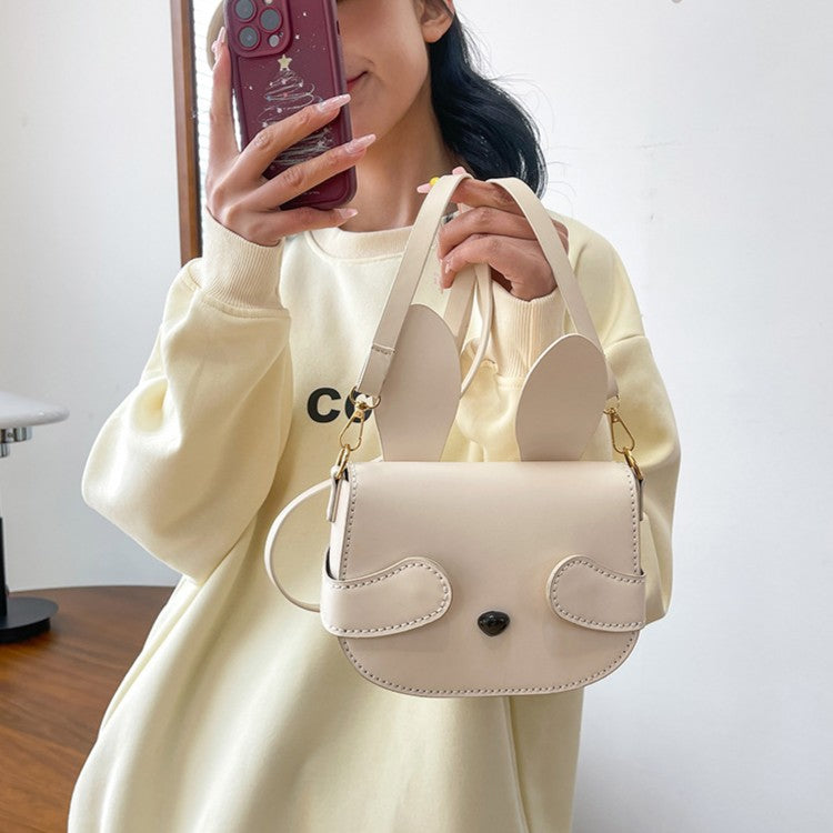 DIY PU Leather Crossbody Bag Kit for Beginners – Handmade Shoulder Purse Sewing Kit with Pre-Cut Pieces & Video Tutorial