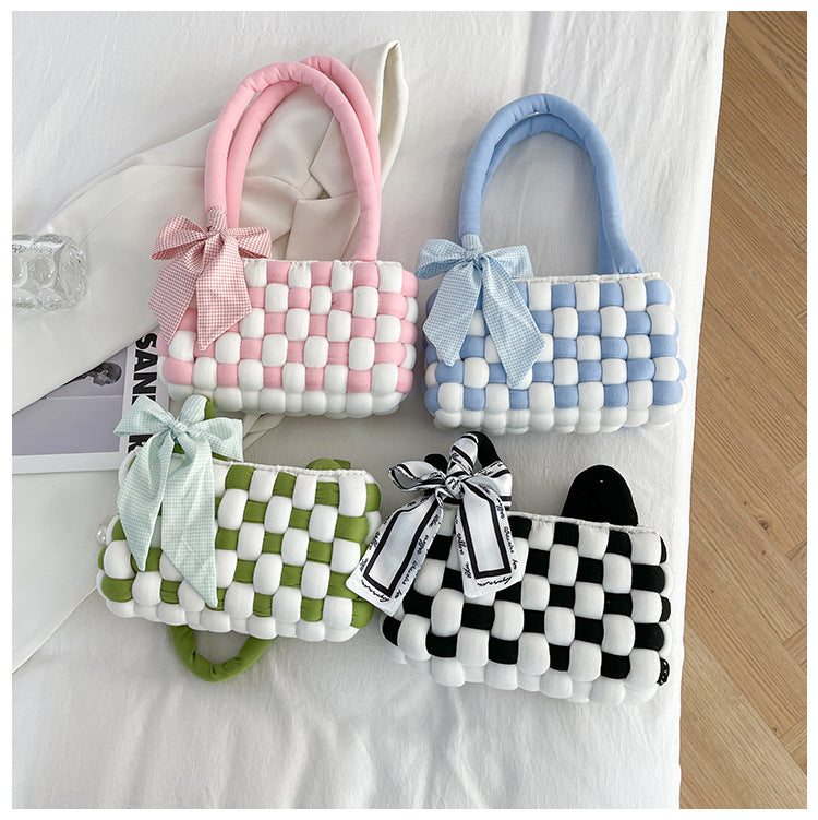 DIY Mini Handbag Kit for Beginners – Handmade Tote & Shoulder Bag Sewing Kit with Video Tutorial