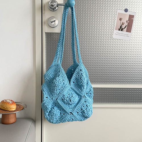 DIY Fabric Tote Bag Kit for Beginners | Handmade Shoulder Bag Sewing Craft Set with Video Tutorial | Large Capacity DIY Handbag