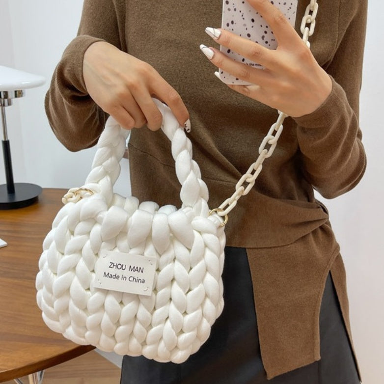 DIY Handmade Shoulder Bag Kit for Beginners – Fashion Crossbody & Handbag Craft Kit with Complete Materials and Video Tutorial