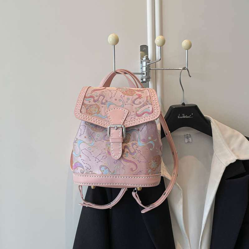 DIY PU Leather & Fabric Handbag Kit for Beginners | Handmade Tote, Shoulder & Backpack Sewing Craft Set with Video Tutorial