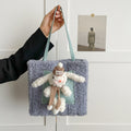 DIY Plush Shoulder Bag Kit for Beginners | Handmade Tote Bag Craft Set with Video Tutorial