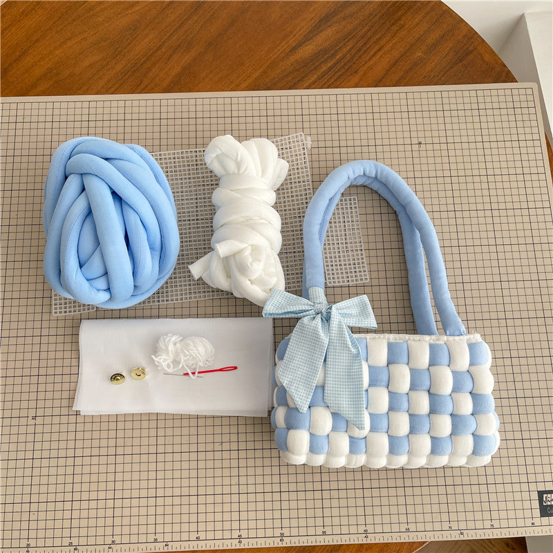 DIY Mini Handbag Kit for Beginners – Handmade Tote & Shoulder Bag Sewing Kit with Video Tutorial