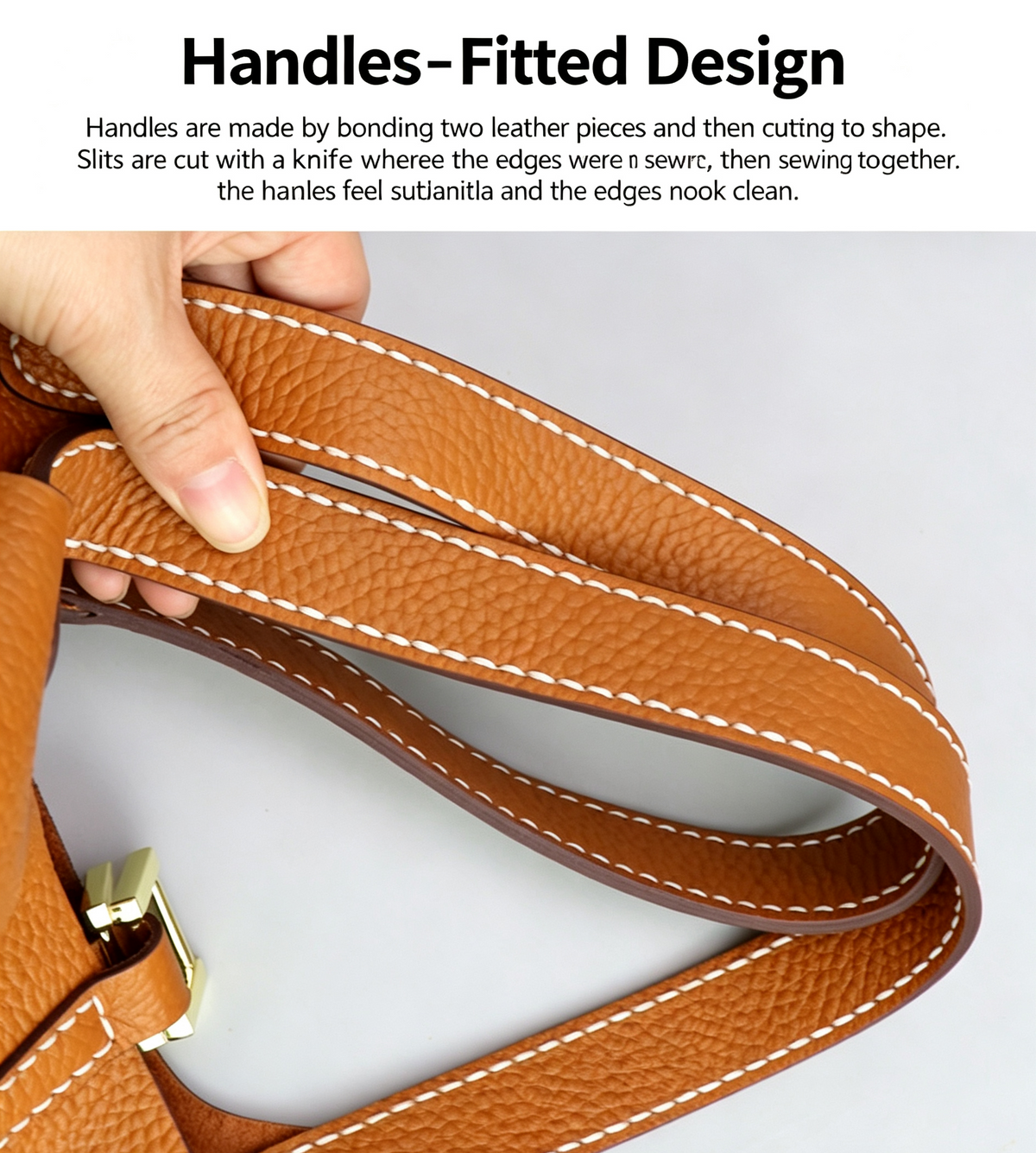 DIY Genuine Leather Handbag Kit for Beginners – Handmade Crossbody Purse Making Set with Video Tutorial & Complete Materials