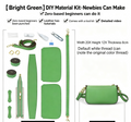 DIY Leather Envelope Bag Kit for Beginners – Mini Crossbody Shoulder Bag Making Kit
