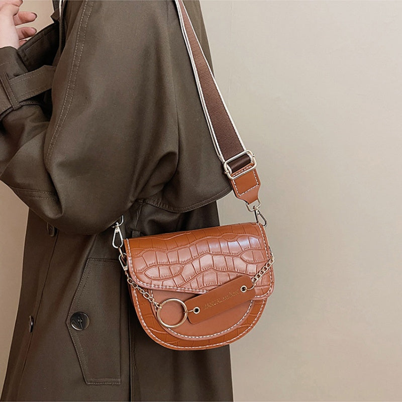 DIY PU Leather Shoulder Bag Kit for Beginners – Pre-Cut & Pre-Punched Crossbody Purse with Video Tutorial