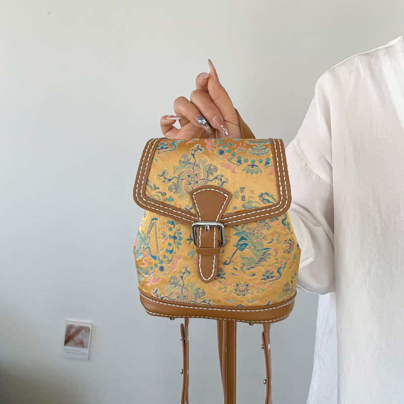 DIY PU Leather & Fabric Handbag Kit for Beginners | Handmade Tote, Shoulder & Backpack Sewing Craft Set with Video Tutorial