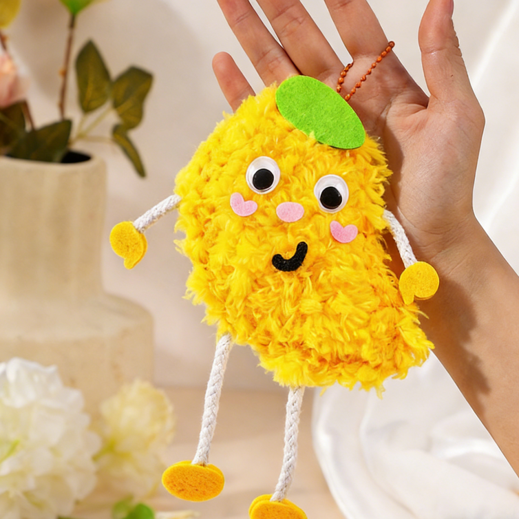 DIY Yarn Hanging Ornament Kit | Kids Educational Craft Set (6 Designs) | Felt & Wool Handmade Pendant Toys for Early Learning & Parent-Child Activity