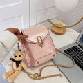 DIY PU Leather Shoulder Bag Kit for Beginners | Handmade Crossbody Purse Sewing Craft Set with Video Tutorial | DIY Fashion Bag Kit