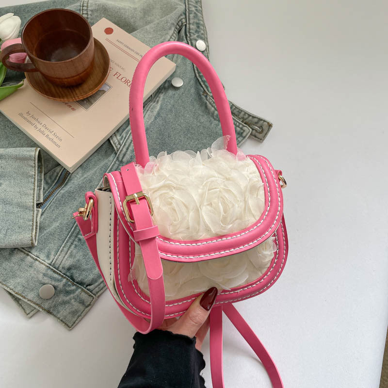 DIY PU Leather Handbag Kit for Beginners – Handmade Crossbody Shoulder Bag Sewing Kit with Pre-Cut Materials & Video Tutorial