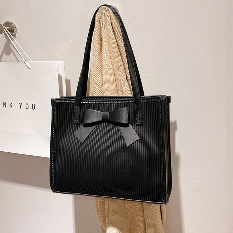 DIY Handmade PU Leather Tote Bag Kit – Beginner-Friendly Sewing Set with Pre-Cut Materials &amp; Step-by-Step Video Tutorial | Shoulder &amp; Hand Carry Large Capacity Bag