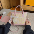 DIY PU Leather Tote Bag Kit | Beginner-Friendly Commuter Shoulder Handbag Craft Set with Video Tutorial