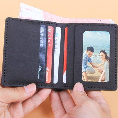 DIY Genuine Leather Vertical Bifold Wallet Kit for Beginners – Handmade Cowhide Wallet with Pre-Cut Pieces & Video Tutorial