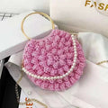 DIY Cotton Yarn Handbag Kit | Beginner-Friendly Crochet Tote Bag Set | Handmade Shoulder & Crossbody Weaving Craft Kit