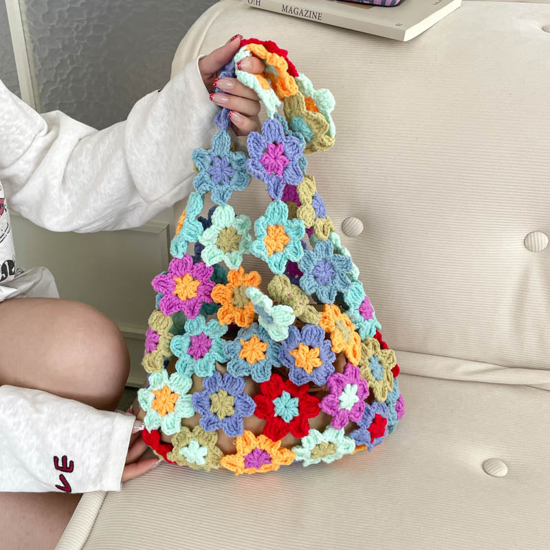 DIY Fabric Tote Bag Kit for Beginners | Handmade Shoulder Bag Sewing Craft Set with Video Tutorial | Lightweight Everyday Tote Bag