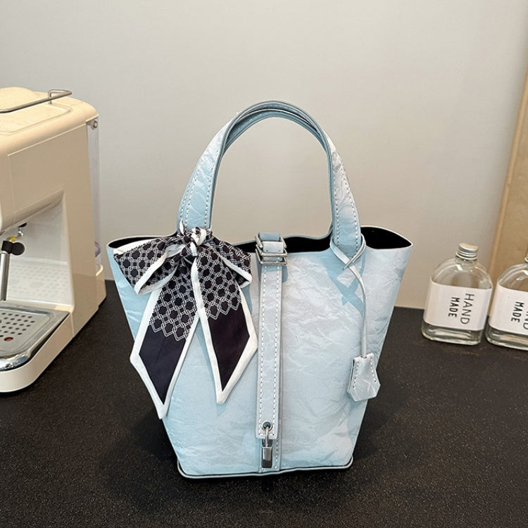 DIY PU Leather Tote Bag Kit – Handmade Large Capacity Handbag Craft Kit for Beginners with Video Tutorial