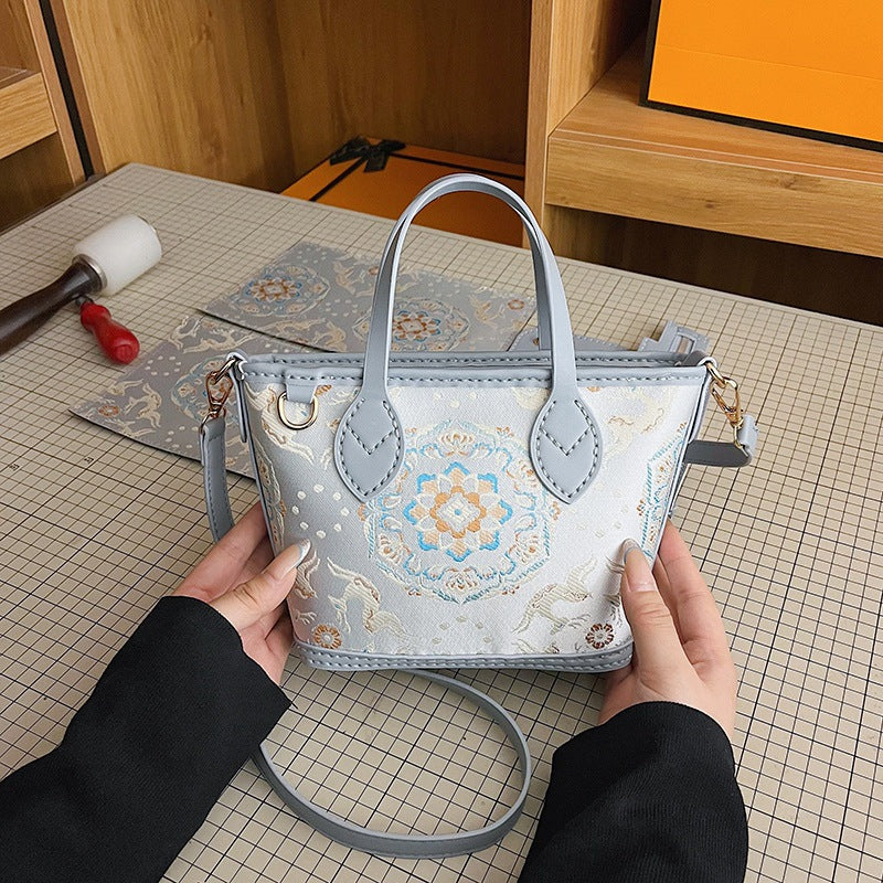 DIY PU Tote Bag Kit – Handmade Shoulder Handbag Craft Set for Beginners with Video Tutorial