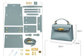 DIY Leather Handbag Kit | Beginner-Friendly Genuine Cowhide Handheld & Shoulder Bag Craft Set with Video Tutorial