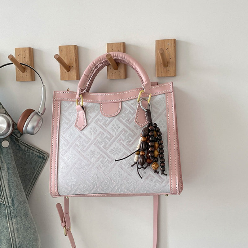 DIY PU Leather Handbag Kit with Shoulder Strap | Beginner Friendly Handmade Tote Bag Craft Set with Video Tutorial