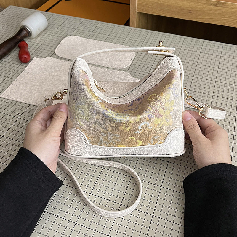 DIY PU Leather Handbag Kit for Beginners | Handmade Crossbody & Shoulder Bag Craft Set with Video Tutorial