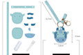 DIY Cow Keychain Craft Kit | Beginner-Friendly Leather Keychain Set | Handmade Cow-Shaped Keyring Gift DIY Sewing Kit