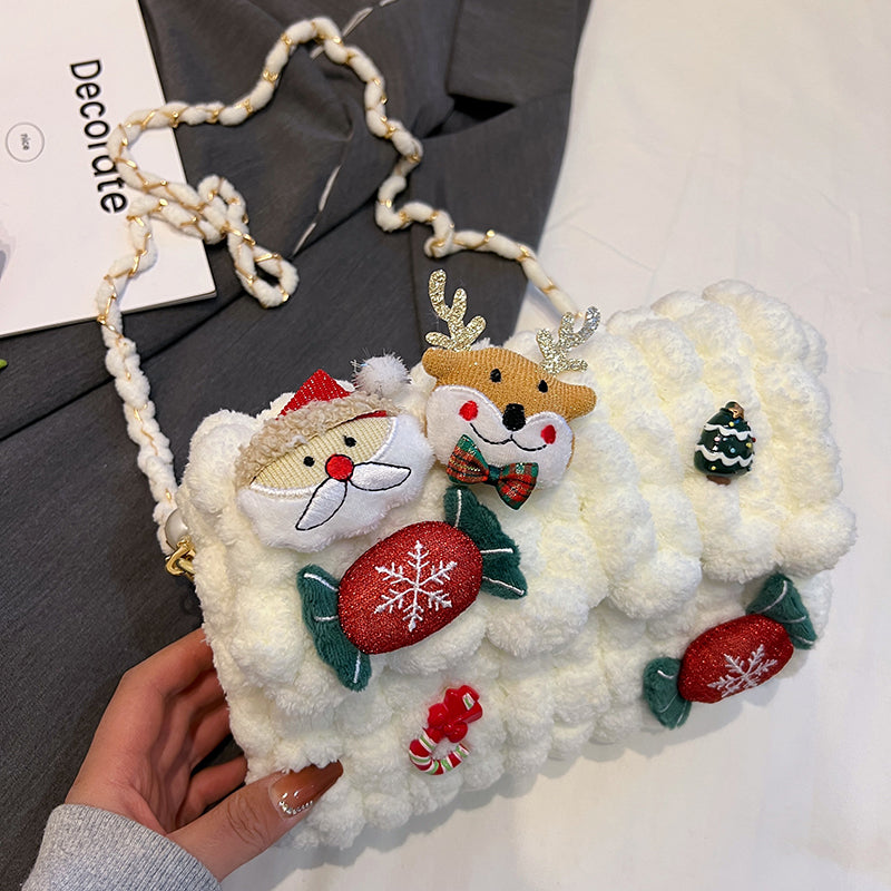 DIY Crochet Shoulder Bag Kit for Beginners – Handmade Crossbody Handbag Craft Kit with Video Tutorial