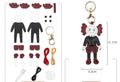DIY Leather Keychain Kit Cute Character Pendant | Handmade PU + Cowhide Craft Keyring Set with Video Tutorial