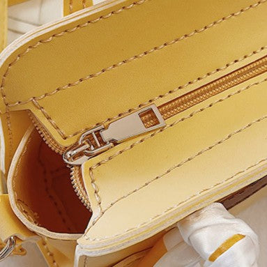 DIY PU Leather Shoulder Bag Kit for Beginners – Handmade Crossbody Purse with Pre-Cut Pieces & Video Tutorial