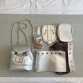 DIY PU Leather Backpack Kit for Beginners – Pre-Cut & Pre-Punched Mini Backpack Sewing Kit with Video Tutorial, Handmade Gift Craft Set