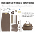 DIY Leather Shoulder Bag Kit – Beginner Crossbody & Handbag Making Kit