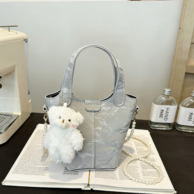 DIY PU Leather Crossbody Handbag Kit for Beginners – Handmade Purse Sewing Set with Video Tutorial, Shoulder Tote Craft Gift