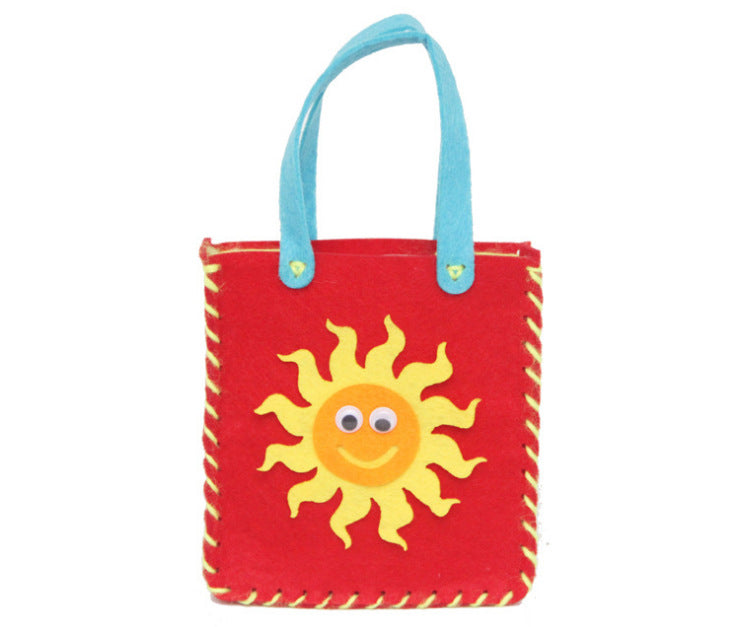 DIY Kids Mini Felt Handbag Sewing Kit for Children | Creative Craft Toy Bag | Parent-Child Educational Activity | Beginner-Friendly Handmade Kit