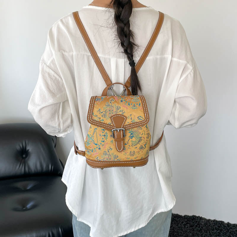 DIY PU Leather & Fabric Handbag Kit for Beginners | Handmade Tote, Shoulder & Backpack Sewing Craft Set with Video Tutorial