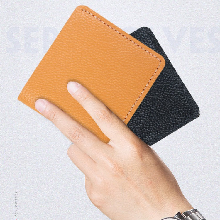 DIY Genuine Leather Bi-Fold Wallet Kit – Handmade Full Grain Leather Craft Set for Beginners