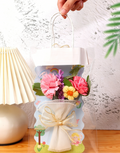 DIY Eternal Flower Bouquet Card Kit for Teachers’ Day | Felt & Yarn Artificial Flower Craft Set for Kids | Handmade Gift Card Materials Pack