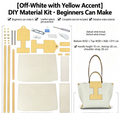 DIY Leather Shoulder Bag Kit – Beginner Large Top-Grain Cowhide Handbag