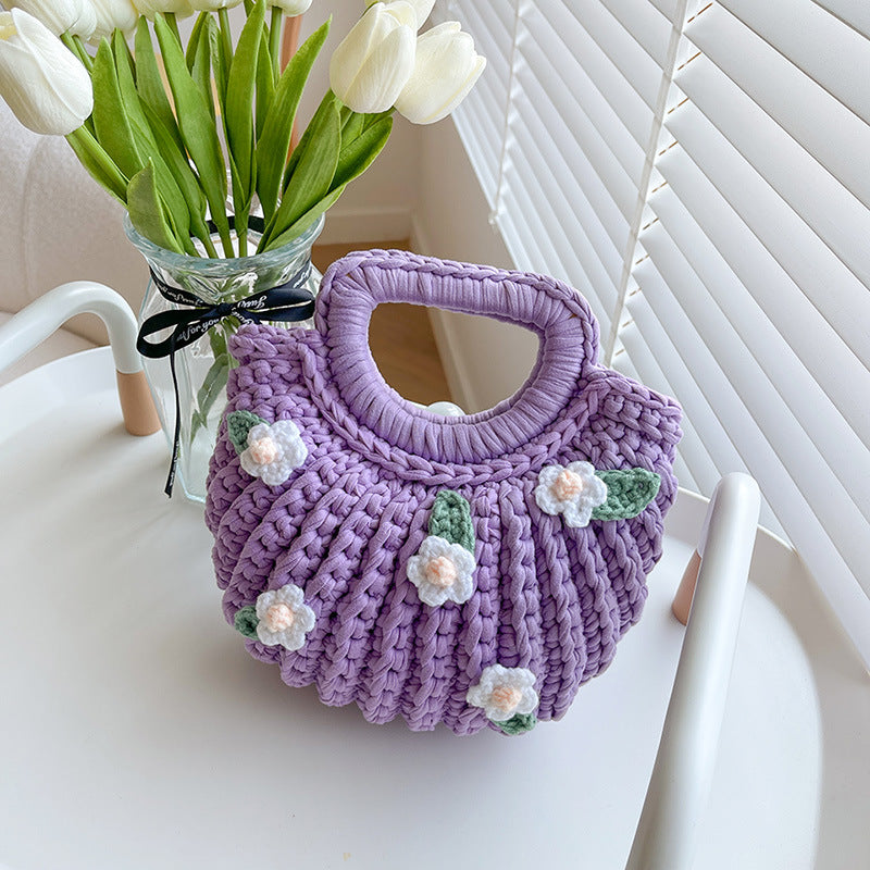DIY Shoulder Bag Sewing Kit for Beginners – Handmade Crossbody Tote Bag Craft Kit with Video Tutorial & Pre-Cut Materials