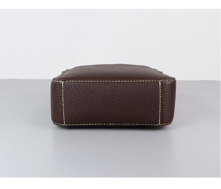 DIY Leather Crossbody Bag Kit for Beginners – Genuine Leather Shoulder Bag Making Set with Video Tutorial & Complete Materials