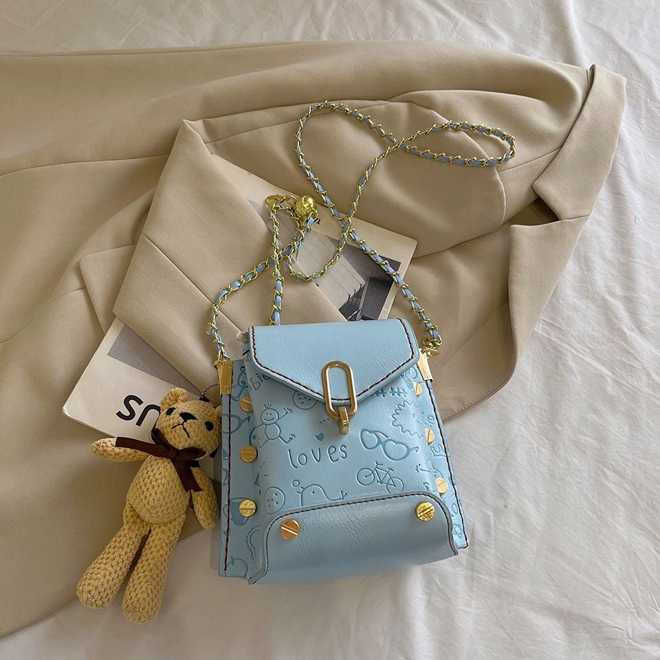 DIY PU Leather Shoulder Bag Kit for Beginners | Handmade Crossbody Purse Sewing Craft Set with Video Tutorial | DIY Fashion Bag Kit