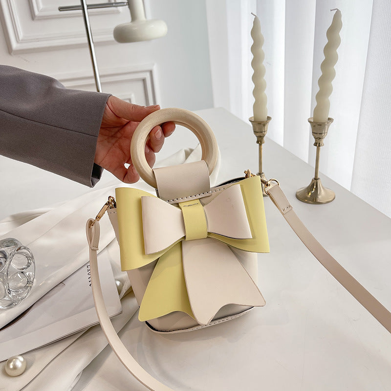 DIY PU Leather Mini Bucket Bag Kit for Beginners – Pre-Cut & Pre-Punched Shoulder Crossbody Bag with Video Tutorial