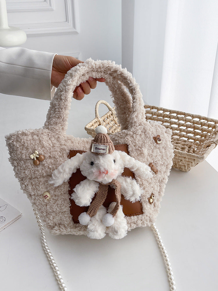 DIY Plush Woven Shoulder Bag Kit for Beginners | Handmade Crossbody Tote Bag Craft Set with Video Tutorial