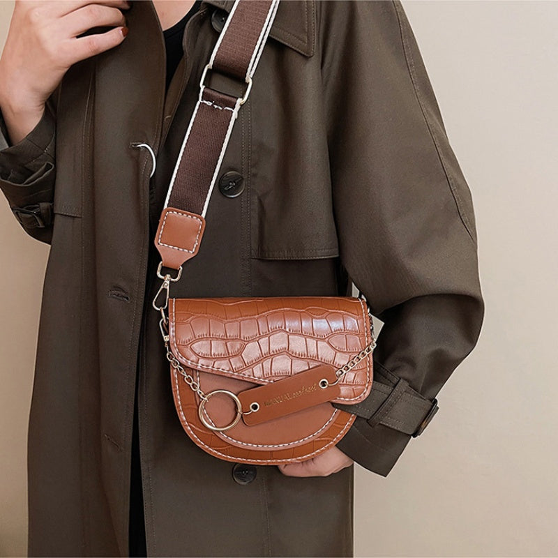 DIY PU Leather Shoulder Bag Kit for Beginners – Pre-Cut & Pre-Punched Crossbody Purse with Video Tutorial